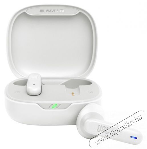 JBL Wave Flex WHT True Wireless Bluetooth fehér fülhallgató Audio-Video / Hifi / Multimédia - Fül és Fejhallgatók - Fülhallgató - 462554