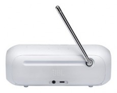 JBL Tuner2 fehér hordozható Bluetooth FM/DAB rádiós hangszóró Audio-Video / Hifi / Multimédia - Hordozható, vezeték nélküli / bluetooth hangsugárzó - Hordozható, vezeték nélküli / bluetooth hangsugárzó - 473806