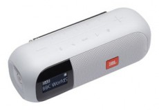 JBL Tuner2 fehér hordozható Bluetooth FM/DAB rádiós hangszóró Audio-Video / Hifi / Multimédia - Hordozható, vezeték nélküli / bluetooth hangsugárzó - Hordozható, vezeték nélküli / bluetooth hangsugárzó - 473806
