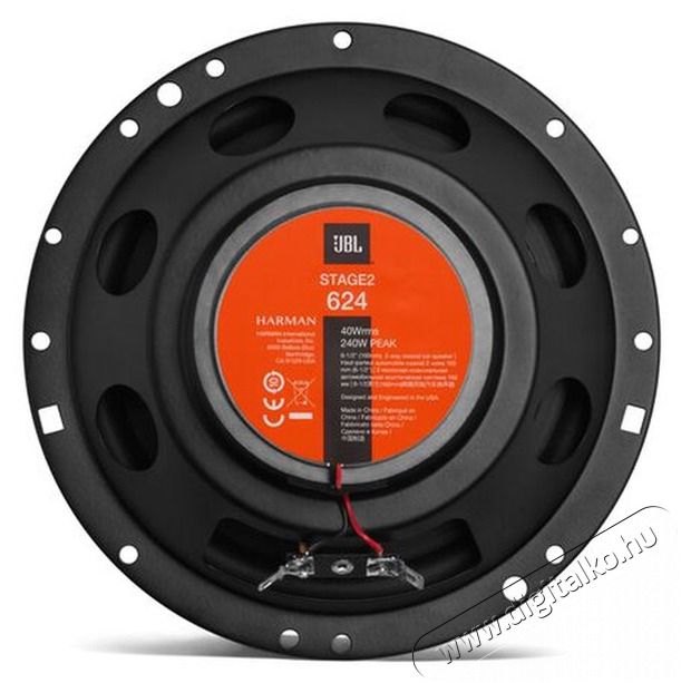 JBL STAGE 2 624 16,5cm-es 2 utas koaxiális hangszóró Autóhifi / Autó felszerelés - Autó hangsugárzó - Hangszóró - 475920