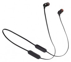 JBL T125BTBLK Bluetooth nyakpántos fülhallgató - fekete  Audio-Video / Hifi / Multimédia - Fül és Fejhallgatók - Fülhallgató - 375073