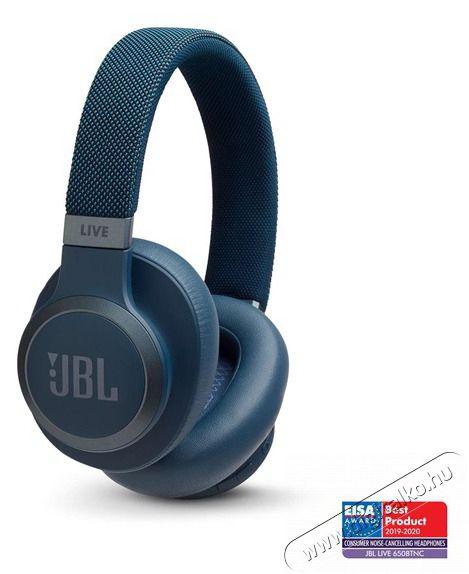 JBL LIVE 650BTNC Bluetooth, zaj szűrő, fejhallgat&oacute; (k&eacute;k) Audio-Video / Hifi / Multim&eacute;dia - F&uuml;l &eacute;s Fejhallgat&oacute;k - Fejhallgat&oacute; - 488516