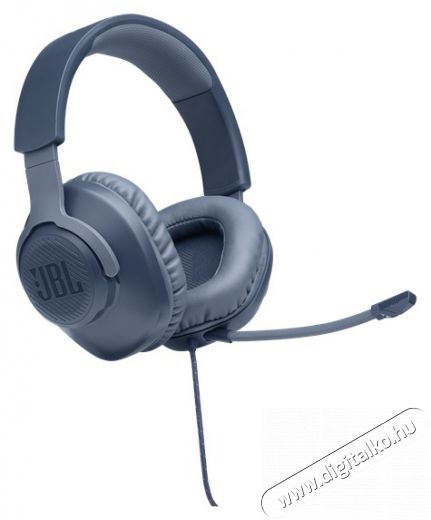 JBL Quantum 100 (Vezetékes, gaming fejhallgató mikrofonnal), Kék Audio-Video / Hifi / Multimédia - Fül és Fejhallgatók - Fejhallgató mikrofonnal / headset - 489458