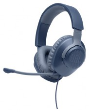 JBL Quantum 100 (Vezetékes, gaming fejhallgató mikrofonnal), Kék Audio-Video / Hifi / Multimédia - Fül és Fejhallgatók - Fejhallgató mikrofonnal / headset - 489458