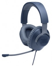 JBL Quantum 100 (Vezetékes, gaming fejhallgató mikrofonnal), Kék Audio-Video / Hifi / Multimédia - Fül és Fejhallgatók - Fejhallgató mikrofonnal / headset - 489458