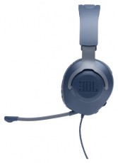 JBL Quantum 100 (Vezetékes, gaming fejhallgató mikrofonnal), Kék Audio-Video / Hifi / Multimédia - Fül és Fejhallgatók - Fejhallgató mikrofonnal / headset - 489458