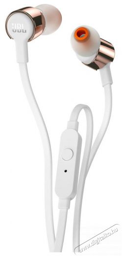 JBL T210 fülhallgató headset - arany Audio-Video / Hifi / Multimédia - Fül és Fejhallgatók - Fülhallgató mikrofonnal / headset - 314200