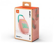JBL Clip 5 PINK pink hordozható Bluetooth hangszóró Audio-Video / Hifi / Multimédia - Hordozható, vezeték nélküli / bluetooth hangsugárzó - Hordozható, vezeték nélküli / bluetooth hangsugárzó - 500005