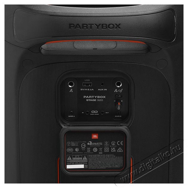 JBL Partybox Stage 320 fekete Bluetooth Partybox Audio-Video / Hifi / Multimédia - Party / DJ termék - Party termék - 500003