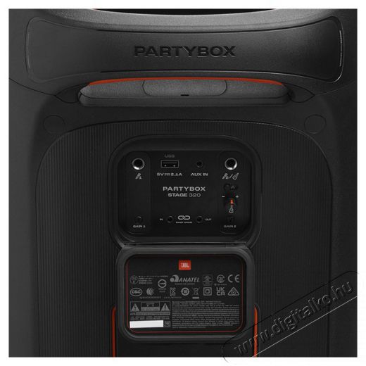 JBL Partybox Stage 320 fekete Bluetooth Partybox Audio-Video / Hifi / Multimédia - Party / DJ termék - Party termék - 500003