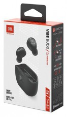JBL Vibe Buds True Wireless Bluetooth fekete fülhallgató Audio-Video / Hifi / Multimédia - Fül és Fejhallgatók - Fülhallgató mikrofonnal / headset - 505462