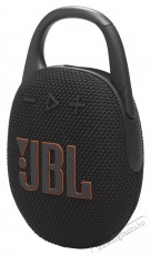 JBL Clip 5 BLK fekete hordozható Bluetooth hangszóró Audio-Video / Hifi / Multimédia - Hordozható, vezeték nélküli / bluetooth hangsugárzó - Hordozható, vezeték nélküli / bluetooth hangsugárzó - 507945