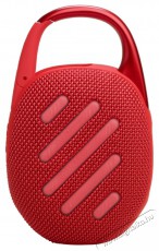 JBL Clip 5 RED piros hordozható Bluetooth hangszóró Audio-Video / Hifi / Multimédia - Hordozható, vezeték nélküli / bluetooth hangsugárzó - Hordozható, vezeték nélküli / bluetooth hangsugárzó - 507947