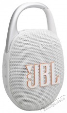 JBL Clip 5 WHT fehér hordozható Bluetooth hangszóró Audio-Video / Hifi / Multimédia - Hordozható, vezeték nélküli / bluetooth hangsugárzó - Hordozható, vezeték nélküli / bluetooth hangsugárzó - 507949
