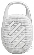 JBL Clip 5 WHT fehér hordozható Bluetooth hangszóró Audio-Video / Hifi / Multimédia - Hordozható, vezeték nélküli / bluetooth hangsugárzó - Hordozható, vezeték nélküli / bluetooth hangsugárzó - 507949