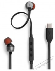 JBL T 305 C BLK vezetékes USB C mikrofonos fekete fülhallgató Audio-Video / Hifi / Multimédia - Fül és Fejhallgatók - Fülhallgató - 507941