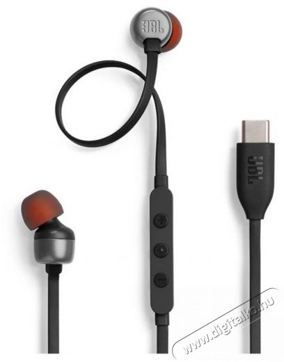 JBL T 305 C BLK vezetékes USB C mikrofonos fekete fülhallgató Audio-Video / Hifi / Multimédia - Fül és Fejhallgatók - Fülhallgató - 507941