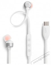JBL T 310 C WHT vezetékes USB C mikrofonos fehér fülhallgató Audio-Video / Hifi / Multimédia - Fül és Fejhallgatók - Fülhallgató - 507942