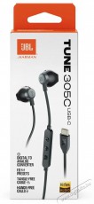 JBL Tune 305 USB-C - fekete Audio-Video / Hifi / Multimédia - Fül és Fejhallgatók - Fülhallgató - 510026