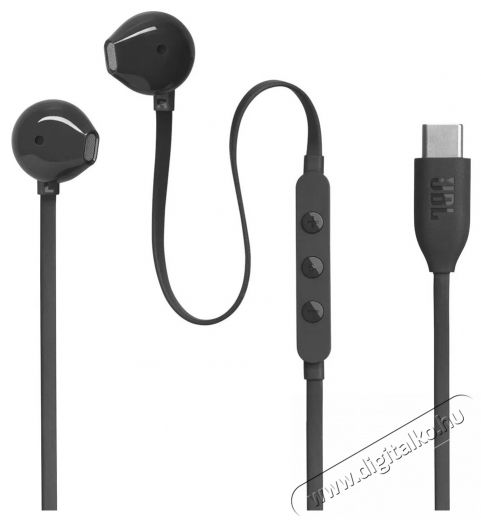 JBL Tune 305 USB-C - fekete Audio-Video / Hifi / Multimédia - Fül és Fejhallgatók - Fülhallgató - 510026