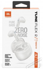 JBL Tune Flex 2 fehér Audio-Video / Hifi / Multimédia - Fül és Fejhallgatók - Fülhallgató - 510046
