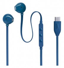 JBL T 305 C BLU vezetékes USB C mikrofonos kék fülhallgató Audio-Video / Hifi / Multimédia - Fül és Fejhallgatók - Fülhallgató - 513368