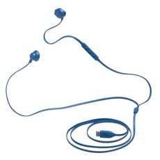 JBL T 305 C BLU vezetékes USB C mikrofonos kék fülhallgató Audio-Video / Hifi / Multimédia - Fül és Fejhallgatók - Fülhallgató - 513368