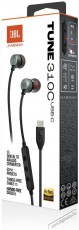 JBL T 310 C BLK vezetékes USB C mikrofonos fekete fülhallgató Audio-Video / Hifi / Multimédia - Fül és Fejhallgatók - Fülhallgató - 513367