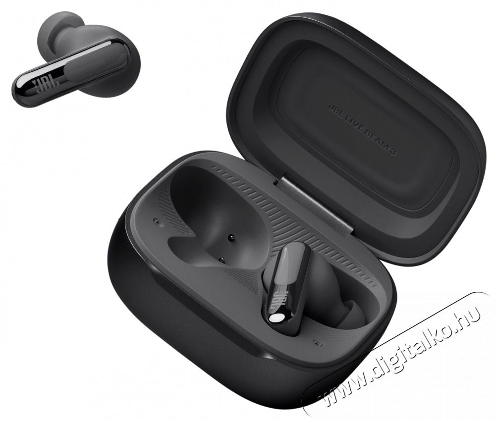JBL Live Beam 3 True Wireless Bluetooth zajszűrős fekete f&uuml;lhallgat&oacute; Audio-Video / Hifi / Multim&eacute;dia - F&uuml;l &eacute;s Fejhallgat&oacute;k - F&uuml;lhallgat&oacute; - 514504