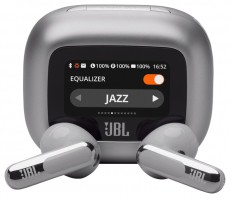 JBL Live Flex 3 True Wireless Bluetooth zajszűrős ezüst fülhallgató Audio-Video / Hifi / Multimédia - Fül és Fejhallgatók - Fülhallgató - 514512