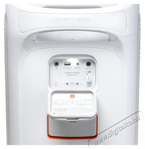 JBL Partybox Stage 320 fehér Bluetooth partybox Audio-Video / Hifi / Multimédia - Hordozható, vezeték nélküli / bluetooth hangsugárzó - Hordozható, vezeték nélküli / bluetooth hangsugárzó - 514515