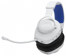 JBL Quantum 360 vezeték nélküli fehér/kék gamer headset Audio-Video / Hifi / Multimédia - Fül és Fejhallgatók - Fejhallgató mikrofonnal / headset - 515015