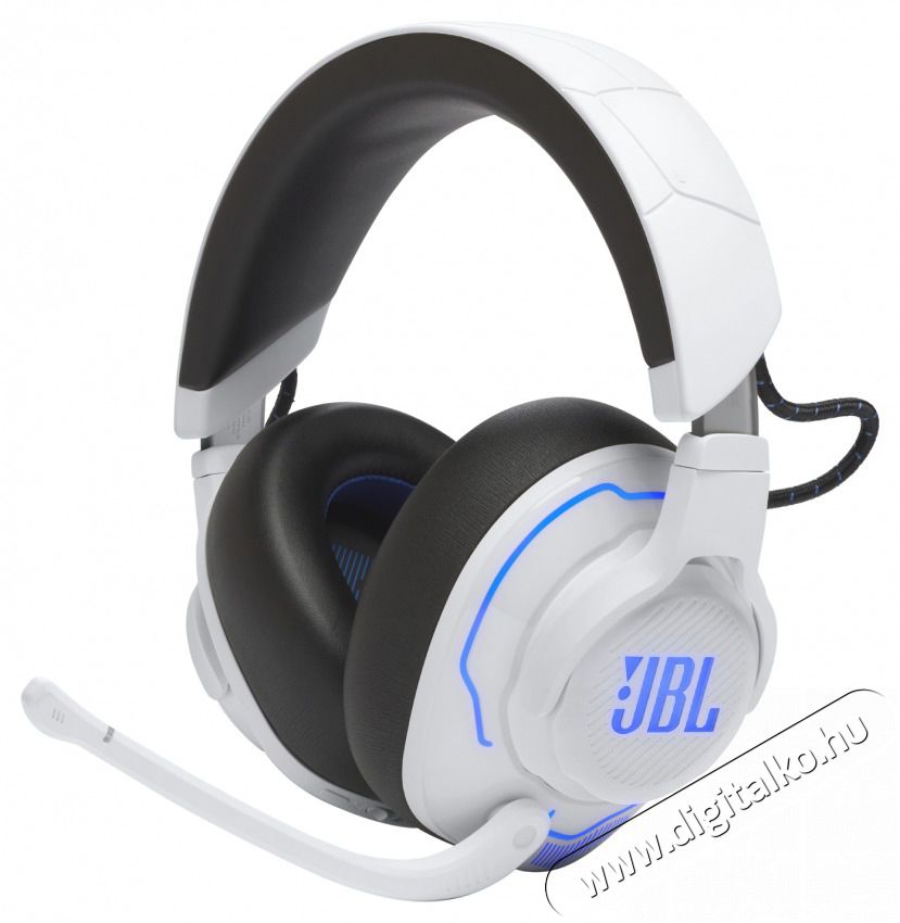 JBL Quantum P 910 WL vezet&eacute;k n&eacute;lk&uuml;li feh&eacute;r-k&eacute;k gamer headset Audio-Video / Hifi / Multim&eacute;dia - F&uuml;l &eacute;s Fejhallgat&oacute;k - Fejhallgat&oacute; - 514452