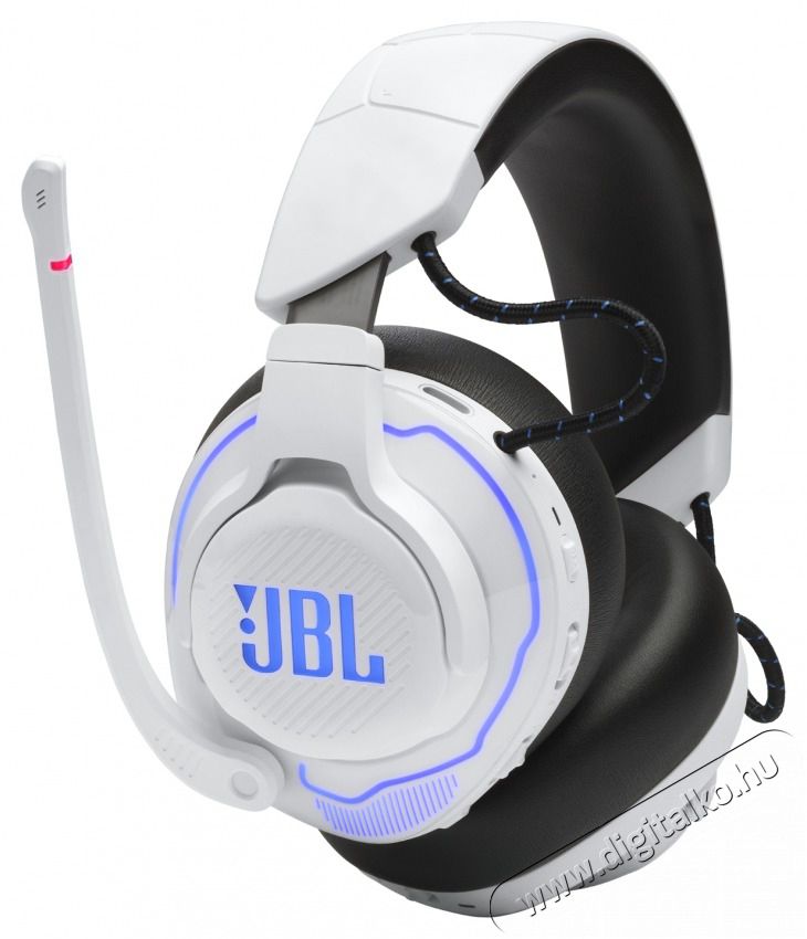 JBL Quantum P 910 WL vezet&eacute;k n&eacute;lk&uuml;li feh&eacute;r-k&eacute;k gamer headset Audio-Video / Hifi / Multim&eacute;dia - F&uuml;l &eacute;s Fejhallgat&oacute;k - Fejhallgat&oacute; - 514452