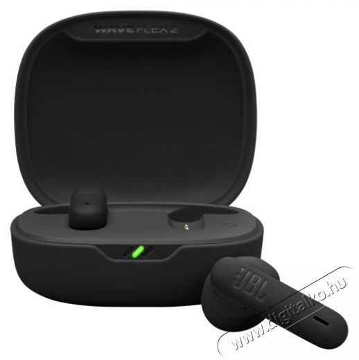 JBL Wave Flex 2 True Wireless Bluetooth fekete fülhallgató Audio-Video / Hifi / Multimédia - Fül és Fejhallgatók - Fülhallgató - 514616