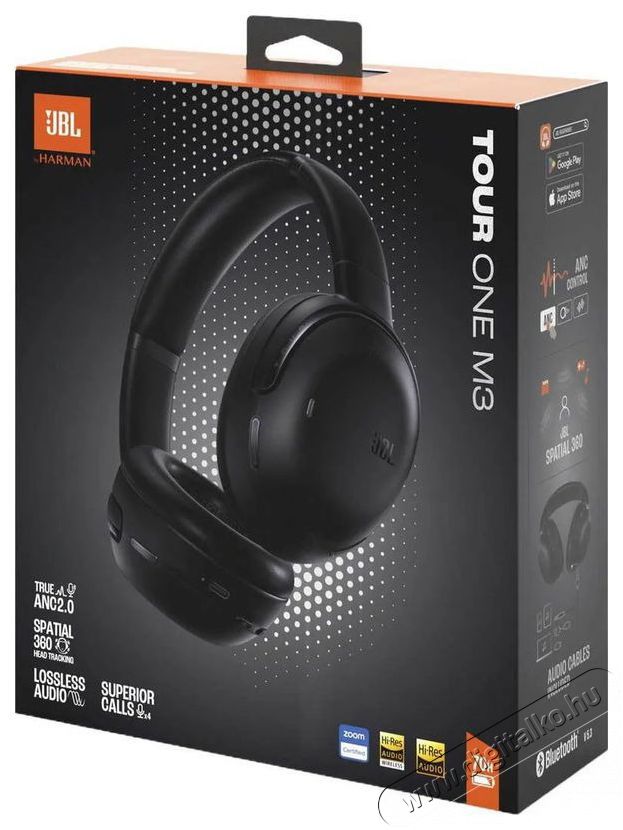 JBL Tour One M3 Black Audio-Video / Hifi / Multim&eacute;dia - F&uuml;l &eacute;s Fejhallgat&oacute;k - Fejhallgat&oacute; - 518824