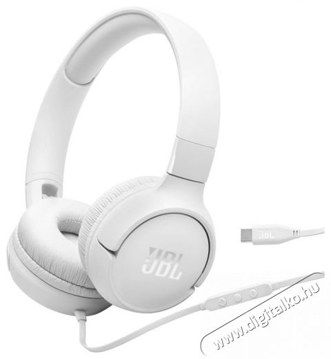 JBL Tune 520C White Audio-Video / Hifi / Multimédia - Fül és Fejhallgatók - Fejhallgató - 518828