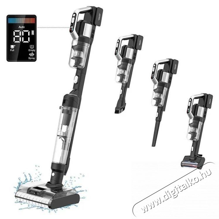 JIMMY PW11 Pro 4 az 1-ben F&uuml;ggőleges vezet&eacute;k n&eacute;lk&uuml;li porsz&iacute;v&oacute; mos&aacute;ssal, nedves/sz&aacute;raz sz&iacute;v&aacute;s, teljes&iacute;tm&eacute;ny 460 W, akkumul&aacute;tor 4600 mAh, auton&oacute;mia ak&aacute;r 80 percig, fekete H&aacute;ztart&aacute;s / Otthon / K&uuml;lt&eacute;r - Porsz&iacute;v&oacute; / takar&iacute;t&oacute;g&eacute;p - K&eacute;zi / &aacute;ll&oacute; porsz&iacute;v&oacute; - 536940