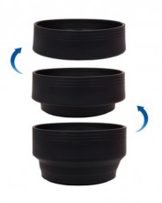 JJC Gumi napellenző 3in1 77mm - 25LS-77S Fotó-Videó kiegészítők - Objektív kiegészítő - Napellenző - 275746