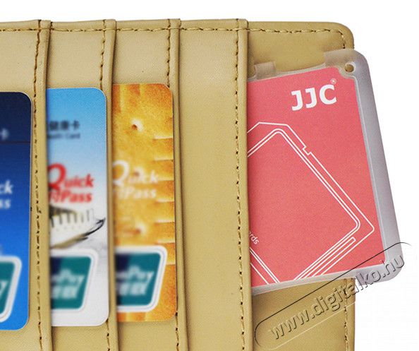 JJC MCH-SDMSD6CN memóriakártya tartó - piros Memória kártya / Pendrive - Memória kártya tartó tok - 318977