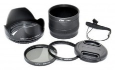 JJC Napellenző, adapter, szűrőkészlet Canon G15-höz 58mm - 25G15K(58MM) Fotó-Videó kiegészítők - Szűrő - Szűrő készlet - 273925