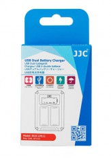 JJC DCH-LPE12 USB DUAL TÖLTŐ CANON (LP-E12) Akkuk és töltők - Li-ion akkumulátor és töltő (utángyártott) - Töltő - 354344