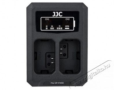 JJC DCH-NPFW50 Dupla USB töltő (Sony NP-FW50) Akkuk és töltők - Li-ion akkumulátor és töltő (utángyártott) - Töltő - 354261