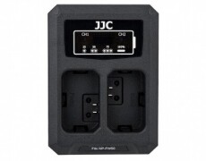 JJC DCH-NPFW50 Dupla USB töltő (Sony NP-FW50) Akkuk és töltők - Li-ion akkumulátor és töltő (utángyártott) - Töltő - 354261