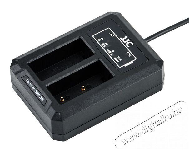 JJC DCH-NPW126 Dual USB töltő (FUJIFILM NP-W126) Akkuk és töltők - Li-ion akkumulátor és töltő (utángyártott) - Töltő - 354346
