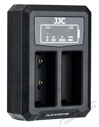JJC DCH-NPW126 Dual USB töltő (FUJIFILM NP-W126) Akkuk és töltők - Li-ion akkumulátor és töltő (utángyártott) - Töltő - 354346