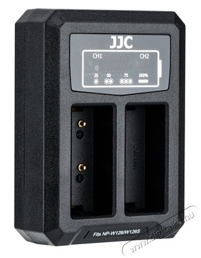 JJC DCH-NPW126 Dual USB töltő (FUJIFILM NP-W126) Akkuk és töltők - Li-ion akkumulátor és töltő (utángyártott) - Töltő - 354346