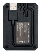 JJC DCH-NPW126 Dual USB töltő (FUJIFILM NP-W126) Akkuk és töltők - Li-ion akkumulátor és töltő (utángyártott) - Töltő - 354346