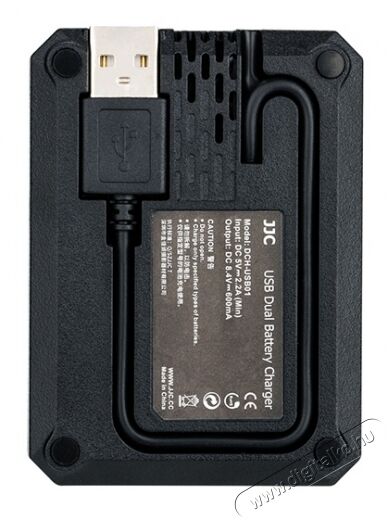 JJC DCH-NPW126 Dual USB töltő (FUJIFILM NP-W126) Akkuk és töltők - Li-ion akkumulátor és töltő (utángyártott) - Töltő - 354346