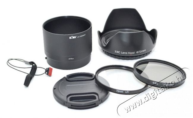 JJC Fuji Finepix napellenző,adapter,szűrőkészlet - 25S3200K Fotó-Videó kiegészítők - Szűrő - Szűrő készlet - 273825